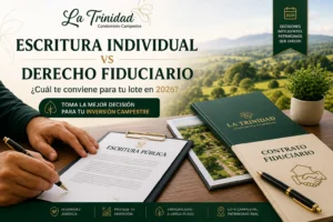 Lee más sobre el artículo Escritura individual vs derecho fiduciario: por qué importa al comprar un lote
