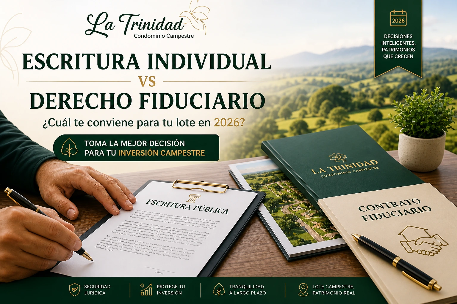 Lee más sobre el artículo Escritura individual vs derecho fiduciario: por qué importa al comprar un lote