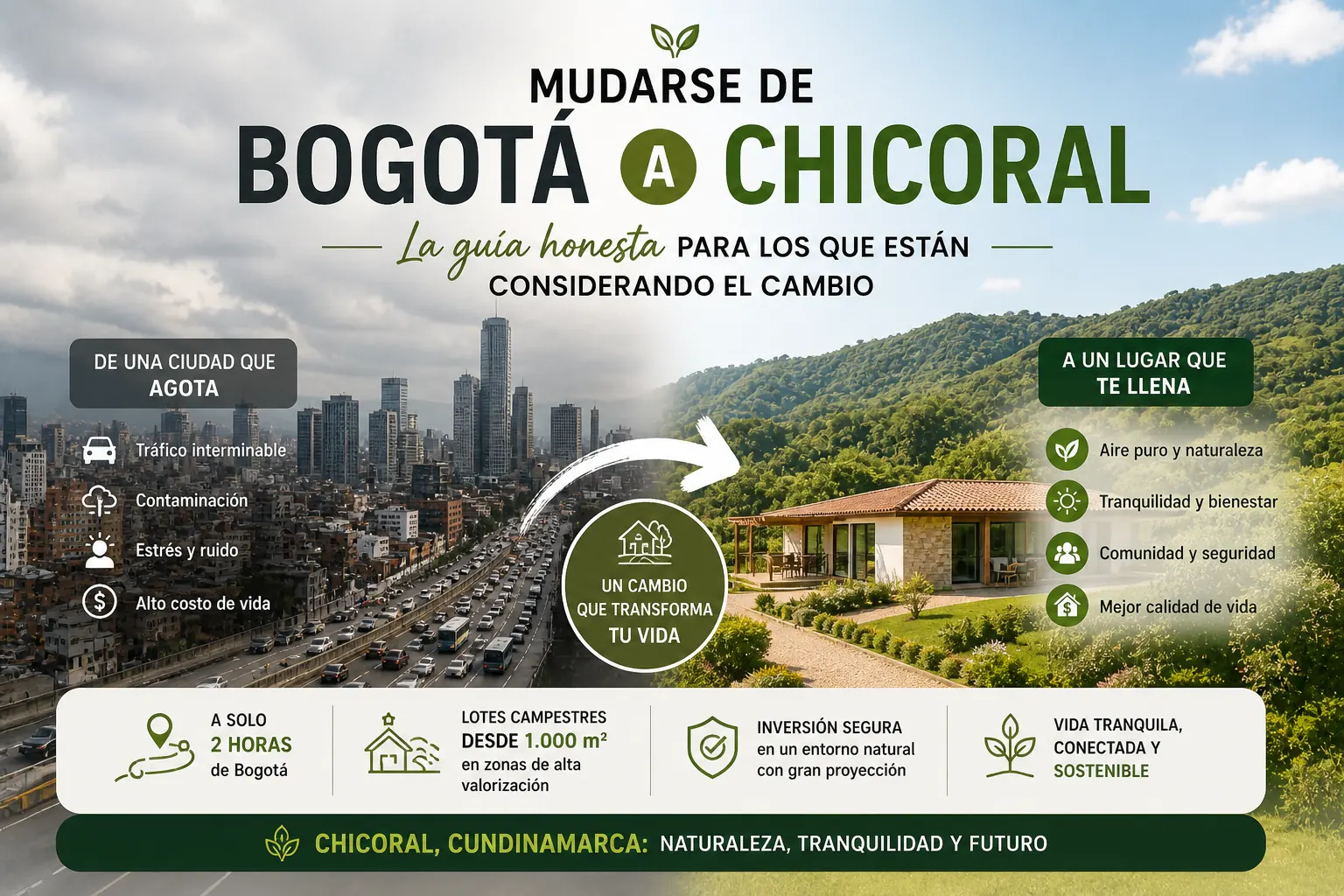 Lee más sobre el artículo Mudarse de Bogotá a Chicoral: la guía honesta para los que están considerando el cambio